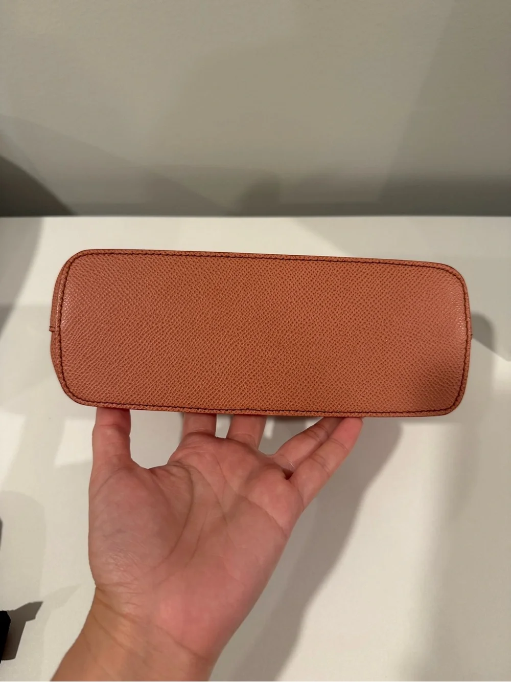 Dolce & Gabbana Peach Saffiano Leather Cosmetic Case - Picture 6 of 10